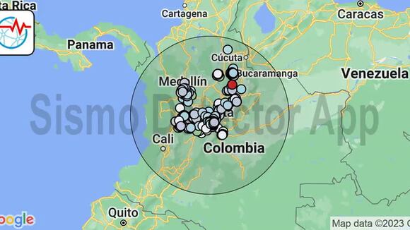 Temblor en Colombia: fuerte sismo de 5,7 se sintió en todo el país | VIDEO: Twitter