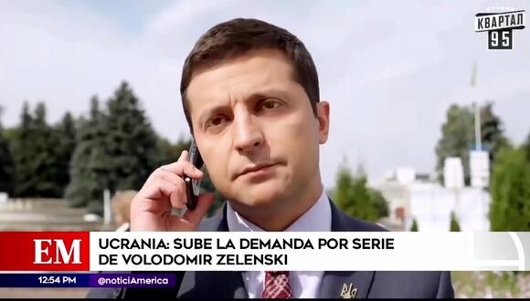 Demanda de la serie protagonizada por el presidente ucraniano