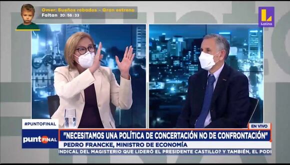 Pedro Francke responde tras no a aparecer en foto de Bellido