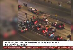 Balacera en la Vía Expresa: Precisos momentos del operativo de la PNP (VIDEO)