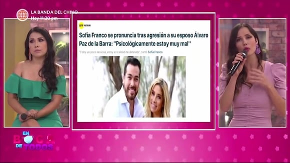 Tula y Maju se indignan por declaraciones de Álvaro paz de la Barra sobre Sofía Franco