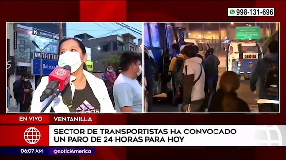 Paro de transportistas: aglomeraciones en el Puente Atocongo
