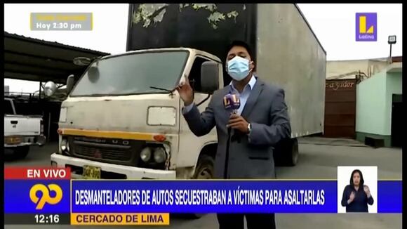 PNP capturó a sujeto dedicado a desmantelar vehículos y recuperó 12 cabinas de furgón robadas | VIDEO