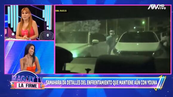 Samahara Lobatón le revela a Magaly que regresó con Bryan Torres