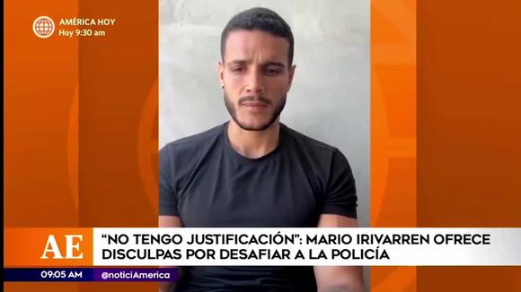 Mario Irivarren pide disculpas por desafiar a PNP durante intervención en el Sur