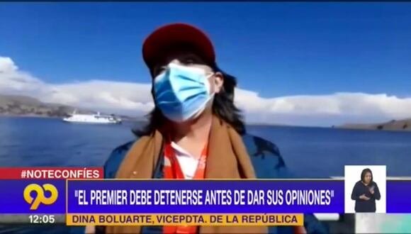 Dina Boluarte sobre Guido Bellido