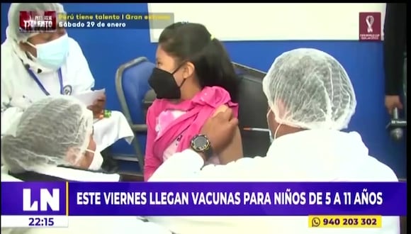 Vacunas para niños