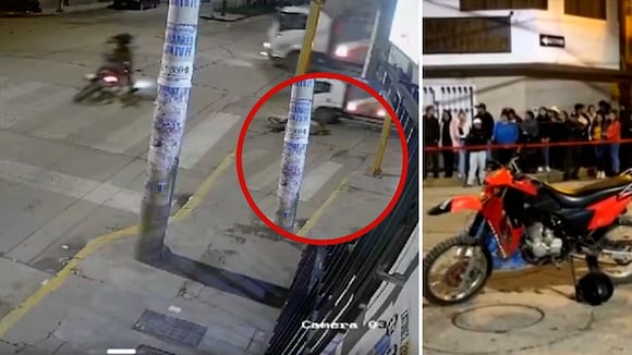 Cajamarca: accidente en moto