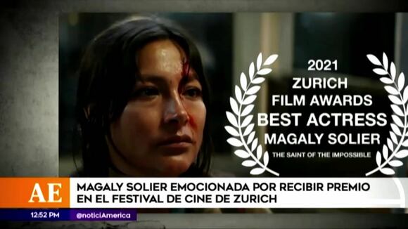 Magaly Solier galardonada en el Festival de Cine de Zúrich 2021: “Este premio se lo dedico a mi mánager”