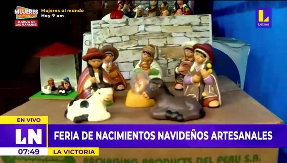 Feria navideña en La Victoria