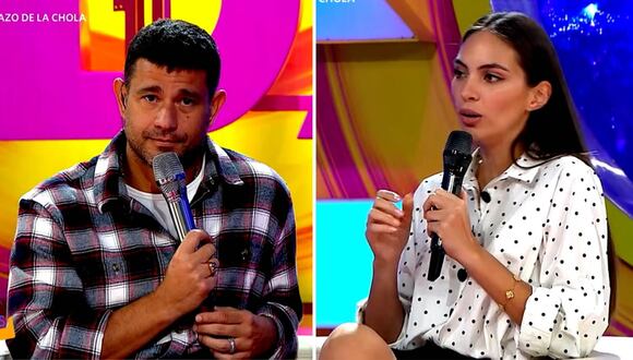 Natalie Vértiz y Yaco se pelean en vivo