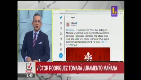 Jurado Nacional de Elecciones en Twitter