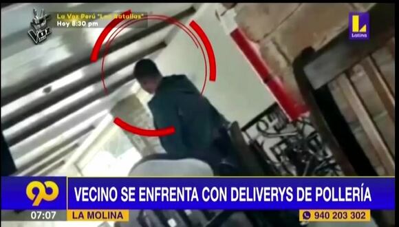 La Molina: Sujeto fue detenido tras enfrentar a deliverys de pollería