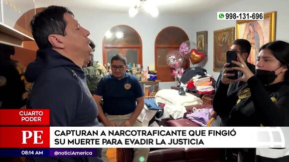 Narcotraficante 'peluca' detenido