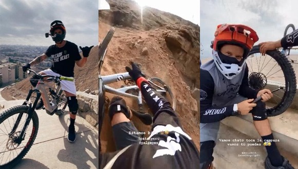 ZONA POPULAR | Hugo García sufre caída al practicar ciclismo extremo con Mario Hart: