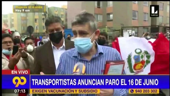 Transportistas anuncian paro el 16 de junio
