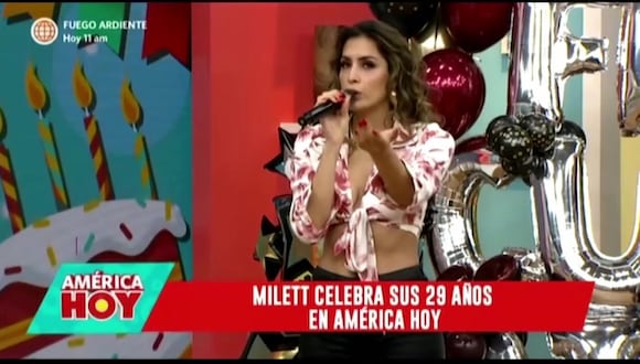 Milett Figueroa asegura que sí canta en vivo