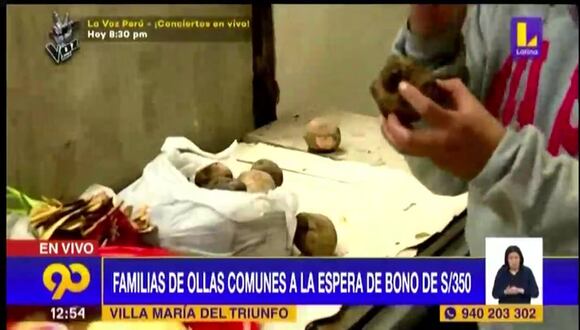 VMT: ollas comunes esperan el bono de S/. 350