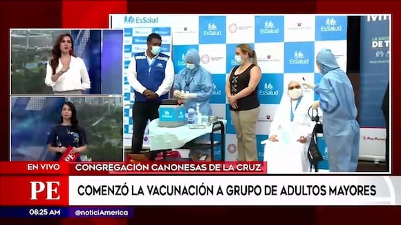 22 religiosas de la congregación Canonesas de la Cruz se vacunan contra el COVID-19 (VIDEO)