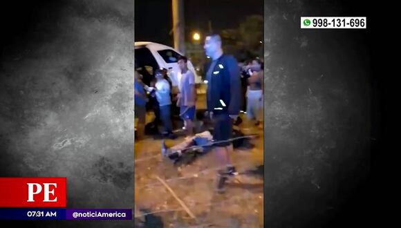 Diez heridos deja choque de combi contra poste de alta tensión