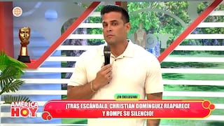 Christian Domínguez se despide de “América Hoy”: “Necesito curarme” (VIDEO)