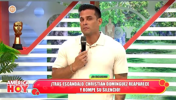 Mensaje final de Christian Domínguez