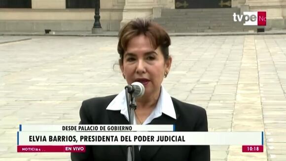 Declaraciones de Elvia Barrios sobre inmunidad parlamentaria