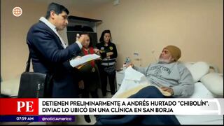 Este es el preciso momento en el que Andrés Hurtado fue detenido en una clínica de San Borja (VIDEO)