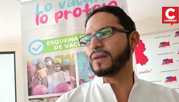 Gobernador regional de Junín habla de vacunación en menores de 5 años