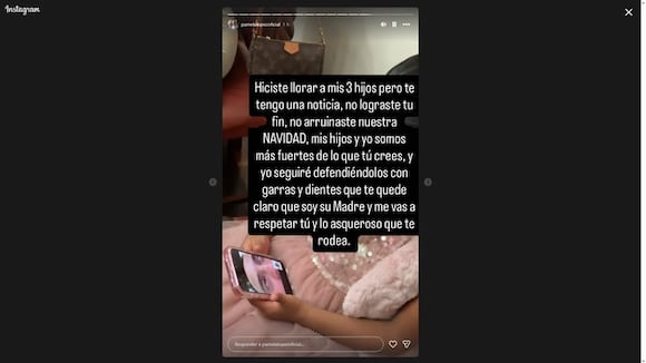 CORREO | Pamela López publica video de Cueva llamándola en aparente estado de ebriedad