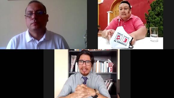 Candidatos de Somos Perú y Victoria Nacional debaten en Diario Correo