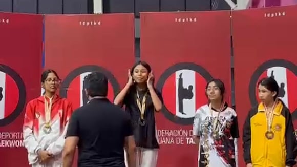 CORREO | Samantha Perea gana medalla de oro en nacional de taekwondo