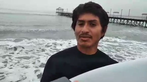 Juninho Urcia se alista para torneo de surf