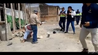 Arequipa: Mujer agrede a trabajadores de municipio en Camaná y es detenida (VIDEO)