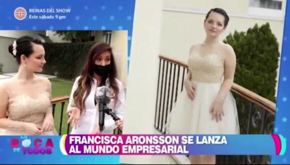 Francisca Aronsson se lanza al mundo empresarial de los vestidos