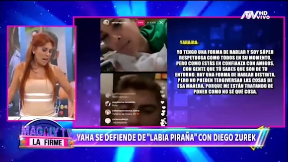 Magaly Medina: “Su lenguaje es tan limitado que tiene que hablar así, como una raquetera, como una piraña” (VIDEO)