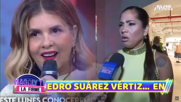 Katia Palma revela que no estaría en un programa junto a Johanna San Miguel