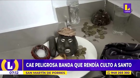 Cae peligrosa banda que rendía culto a santo