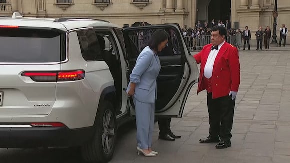 Keiko Fujimori en Palacio de Gobierno