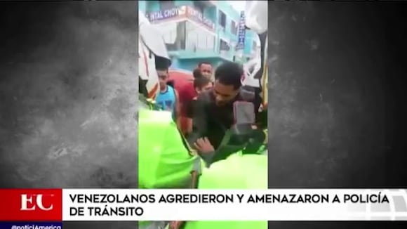 Extranjero agrede a policía