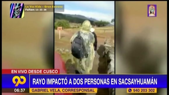 Cusco: rayo impactó a dos personas en complejo arqueológico Sacsayhuamán