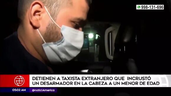 Taxista atacó con un desarmador a menor de edad en Carabayllo