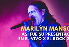 Vivo X el Rock 2025: Así fue la presentación de Marilyn Manson en el festival (VIDEO)
