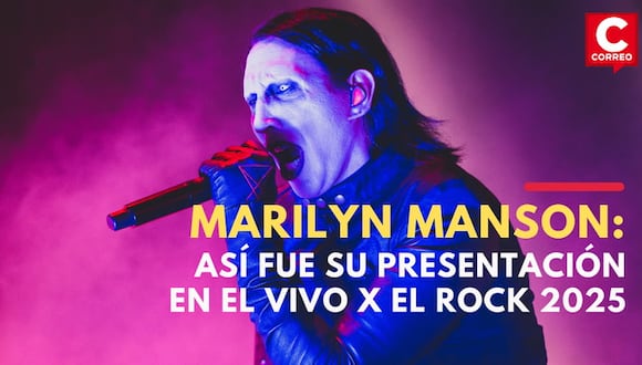 CORREO | Vivo X el Rock 2025: Así fue la presentación de Marilyn Manson en el festival