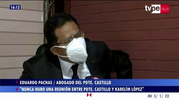 Declas del abogado de Pedro Castillo