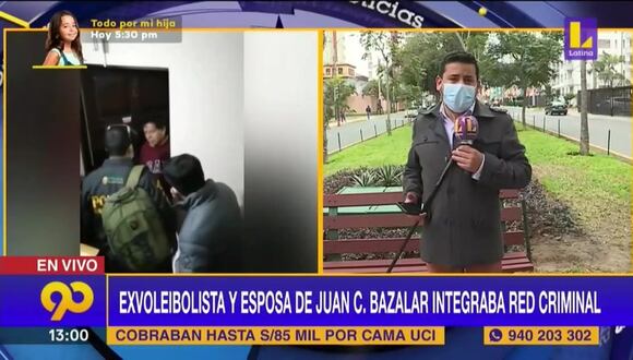 Esposa e hijo de Juan Carlos Bazalar integrarían red criminal de camas UCI