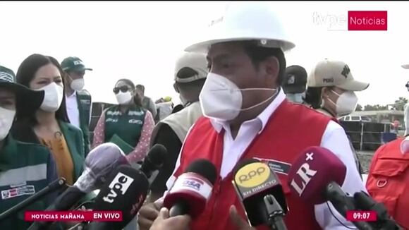 Declaraciones del ministro Ruben Ramírez