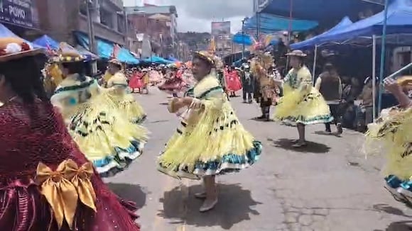 Concurso de danzas en honor a la Santísima Virgen de la Candelaria