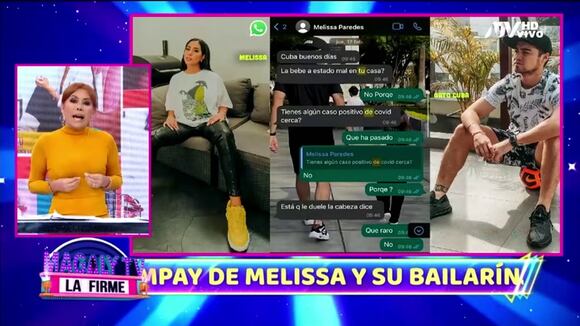 CORREO | Magaly sobre foto de hija de Melissa en las piernas de Anthony Aranda: hay que cuidar a las niñas