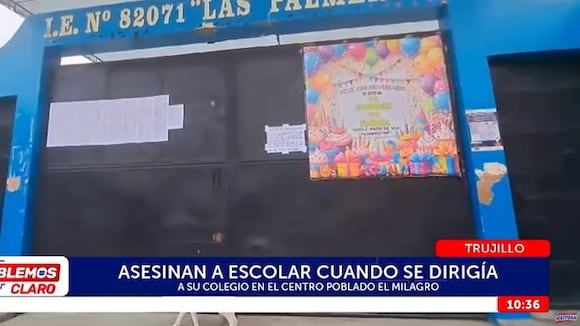 Trome | Asesinan a escolar cuando se dirigía a su colegio en Trujillo. Video: Exitosa